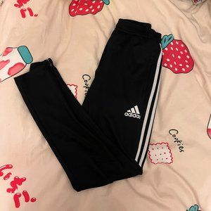Adidas half stripe sweatpants